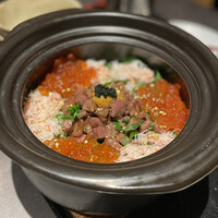 西中州焼肉 きらく - 和牛の釜めし