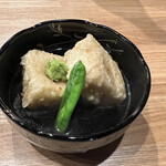 食堂 O-SAKA-YA - 自家製胡麻豆腐揚げ出汁950円