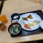 Monjutei - 朝食バイキング　オレンジジュースが嬉しい