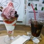 サイン ウィズ ミー - デザートとドリンクをセットで注文するとドリンクが割引になります