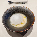 水ノ雅 - カリフラワーのスープは昆布だしでしっかりとしたお味