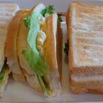 珈琲所コメダ珈琲店 - たまごトースト660円