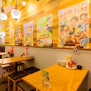 懐かしい雰囲気漂う賑やかな空間は、大小様々なシーンに◎