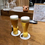 料理とワイン じょかーれ - 生ビールから