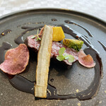 ラ・ブリック - 春のペアリングメニューsaison1 肉料理　神楽肉