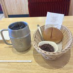 Ko-Hi-Jo Komeda Ko-Hi-Ten - アイスコーヒー（たっぷりサイズ 600円）モーニングセット