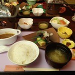 金蘭荘 花山 - 朝食：2013年1月13日　撮影