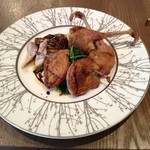 ラ スフォリーナ - 鶉のソテー フォアグラ添え