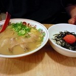 天下一品 - 一度食べてみたかったと言うスープライスセット