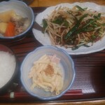 Shokusaikoubou Yuzu - ニラもやし台湾風定食