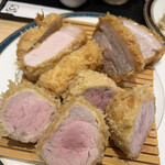 とんかつ ばんぶー - 1人で全ての仕事を完璧に捌いてる店主マジかっけー！！