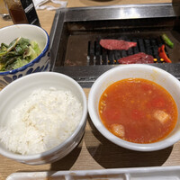 神楽坂焼肉 Kintan - スープはミネストローネ