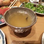 大衆酒場 にぼし食堂 - 名物にぼし酒（出汁割）