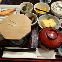 日本料理　嵯峨野 - お粥の朝ご飯