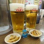 福しん - 極度乾燥ビールと無料のお通し