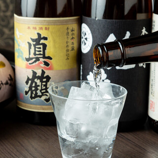 In addition to the owner's carefully selected shochu and plum wine, there is also a wide selection of wine and non-alcoholic cocktails.