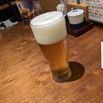 かどや - ちょい飲みセットの生ビール