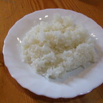 白樺 - ライスもさりげにふっくらで美味しい