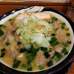 俺の中華たなか家 - 「味噌ホルモンらーめんチャーシュートッピング」着丼＼(^o^)／