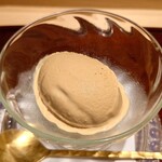 日本料理 柳燕 - 焦がし和三盆のキャラメルアイス