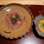 日本料理 柳燕 - サーロインのしゃぶしゃぶ