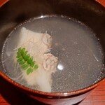 日本料理 柳燕 - 明石の鯛の潮汁