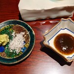 日本料理 柳燕 - 山葵、塩、昆布醤油