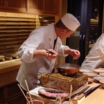 日本料理 柳燕 - 野呂大将と森藤店長