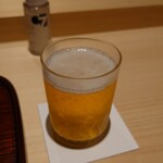 日本料理 柳燕 - ヱビスビール小瓶