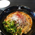 RAMEN MUSICA - NS坦々麺850円。注文すると店主が歓声を上げてくれます。