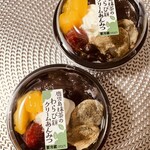 Chateraise - 鹿児島抹茶のわらひ餅クリームあんみつ　324円