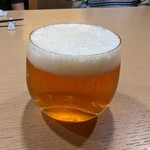 味 らく田 - ドリンク写真:飲み物は自分で用意しますが注いでくれます