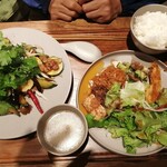 凛丹 打鉄老舗 - 料理写真:今週のおすすめ：ラム肉とズッキーニ