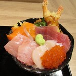 天ぷら海鮮丼専門 天海丸 - 海老天海鮮丼スペシャル