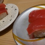 Daikisuisan Kaitenzushi - 赤身食べ比べ