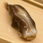 鮨おばな - 室津の生鳥貝。デカい\(//∇//)\