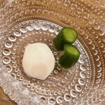 鮨おばな - 館林産の蕪とミニ胡瓜の糠漬け