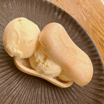 鮨おばな - デザートの最中