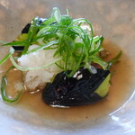 お食事処 手毬 - 茄子と餅の揚げ出し