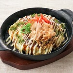 Chewy cheese Okonomiyaki