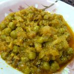 ラジャデラ - カリフラワーとグリンピースカレー