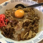 Chiyuu yuu - 焼肉丼＋生卵