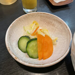 とんかつあさくら - 漬物