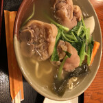 我部祖河食堂 前島58号店 - とろとろテビチ。昆布も柔らかい。