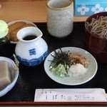 伯蕎庵 しばた - 割子そばセット（700円）