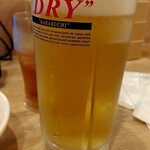 ガスト - 生ビール　１杯目