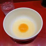 ラーメン二郎 - 生玉子　60円