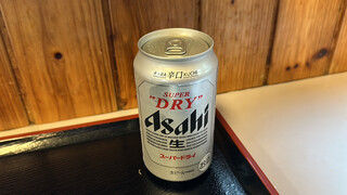 Teuchijuudanudombakaichidai - かんビール 350円。