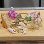 トリワイン ＰＩＫＯＳＨＨＨＵ - 前菜５種盛り