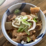 ラーメン 蘇洲 - 230323木　山梨　ラーメン蘇州　半もつ丼＋250円